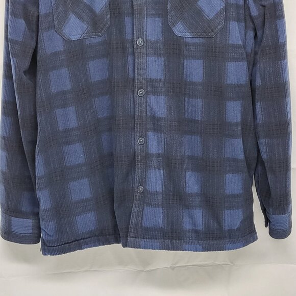 Weatherproof Vintage Corduroy Jacket Mens XL Sherpa Lined Button Up Plaid - Picture 3 of 16